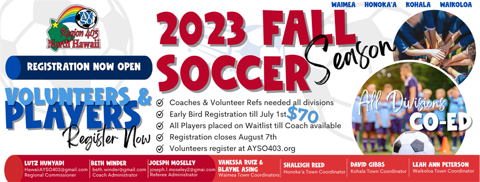 2023 Fall Soccer Season